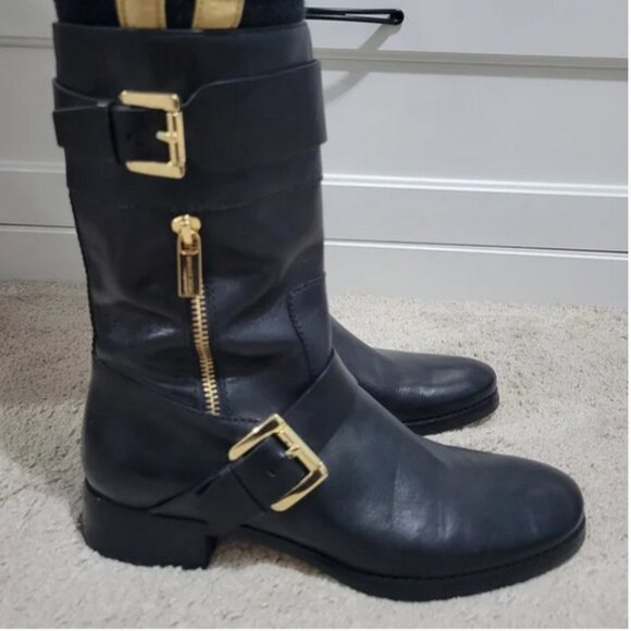 Michael Kors Gansevoort leather ankle boots size US 7.5 - Picture 2 of 7